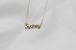 Kişiye Özel İsimli Kolye – 14K Altın Kaplama