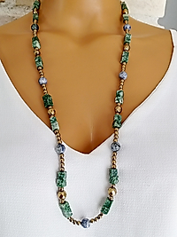 VARASİT ,SODALİT ,HEMATİT UZUN KOLYE