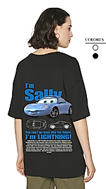 Lightning McQueen Cars - Baskılı Oversize Tişört
