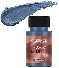 CADENCE MAT METALİK BOYA 50ML SAFİR -MMB020