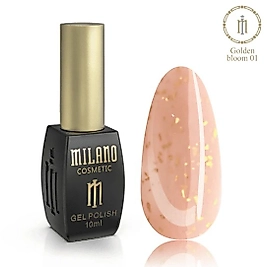 Milano Golden Bloom Renkli Top Coat | Özel Seri No:001