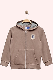 Erkek Çocuk Kapüşonlu Fermuarlı Sweatshirt – 5-8 Yaş