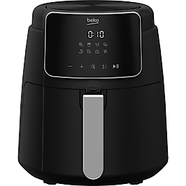 Beko Airfryer L, 3.9 Lt 1500 W 8 Programlı Yağsız Sıcak Hava Fritözü, Siyah