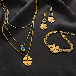 Yonca Gold Çelik 3'lü Set