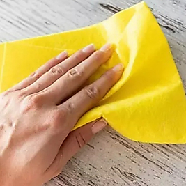 Sarı Temizlik Bezi 5li / 5 Paket