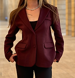 ATKILI BORDO KAŞE CEKET
