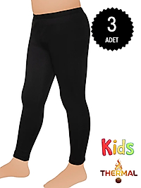 Gümüş İç Giyim 4072 Kız Çocuk Termal Tayt 3 lü Paket