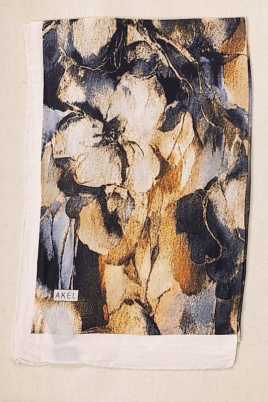 FLOOR İPEK ŞAL EL DİKİŞİ DESEN-2