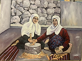 Mısır Öğüten Kadın