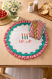 Fırfırlı Yuvarlak Amerikan Servis