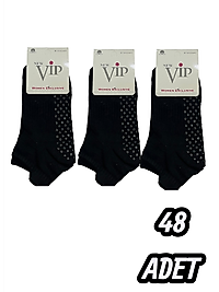 Kadın Vip Kaydırmaz Patik Çorap 48 Adet