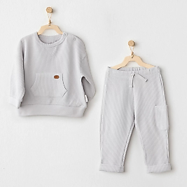Mummy S Snuggle Saurus 2'li Takım Grey