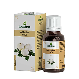 DESTEK SARIMSAK YAĞI 20 ML (SOĞUK PRES)