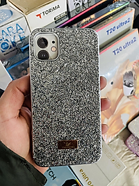 İphone 11 Taşlı Telefon Kılıfı Gri