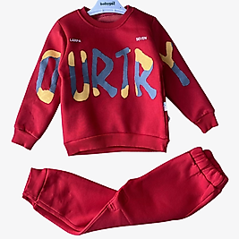 Erkek Çocuk 3-7 Yaş Seven Baskılı Alt Üst İkili Takım