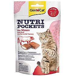 Gimcat Nutripockets Anti - Hairball Kedi Ödülü Biftek Malt 60 Gr
