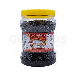Süper Yağlı Salamura Siyah Zeytin - 1 Kg