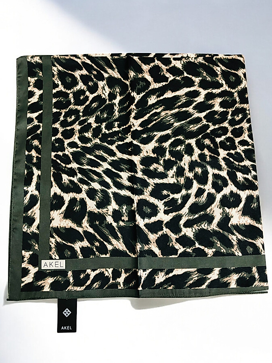Akel Digital Kristal Eşarp  Desenli