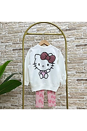 Kız Çocuk Hello Kitty Taytlı Takım