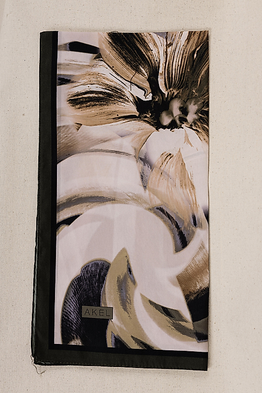 DESENLİ FRANSIZ İPEĞİ EŞARP DESEN-2