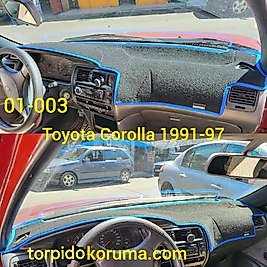 Toyota Corolla Efsane Kasa Konsol Torpido 3D Koruma