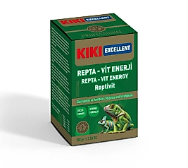 Kiki Excellent Sürüngen ve Amfibiler İçin Muzlu Kalsiyum Tozu 100 Gr