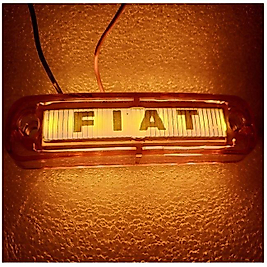 İSİM LOGO PARMAK LAMBA. 12V & 24V FIAT SARI