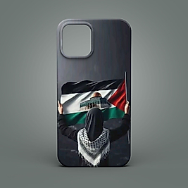 17-F | Filistin Bayrağı Açan Kadın