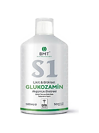 Biomet S1 Likit ve Bitkisel Glukozamin 500 ml Akgünlük Ekstresi