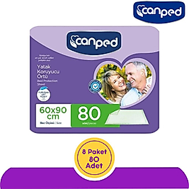 Canped Yatak Koruyucu Örtü (60x90 cm) 80 Adet