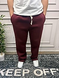 Baggy Eşofman Alt - Bordo