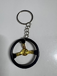 Metal Direksyon Model Anahtarlık Siyah