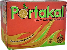 Portakal Briket Mangal Kömür 10Kg