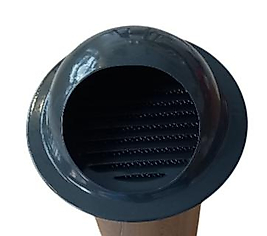 Q 150 Kep Panjur Doğalgaz Cam Panjuru Dış Cephe Mutfak Aspiratör Menfezi Rüzgar Önleyici Terekli