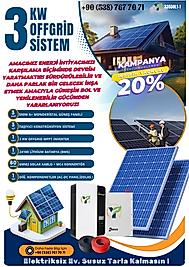 3 KW OFFGRİD SİSTEM-2