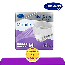 Hartmann MoliCare Premium Mobile Emici Külot 8 Damla Mor Paket (Medium) 14'lü (3 Paket)