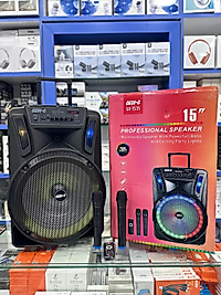 GEDİ 1535 USB / Tf Kart Led Işıklı ÇİFT Mikrofonlu Kumandalı Bluetooth Hoparlör