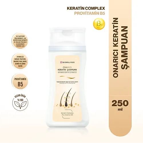 Biobellinda Onarıcı Keratin Şampuan 250 Ml