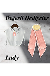 Lady Taşlı Broş Kadın Yaka Aksesuarı Yaka Kurdela Erkek Kurdele Broş Yaka Iğnesi Gotik Aksesuar