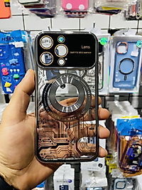 iPhone 14 Pro Max Kamera Lens Korumalı Telefon Kılıfı Gümüş
