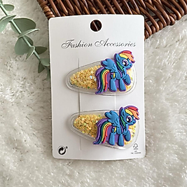 My Little Pony Şeffaf Kız Çocuk Çıtçıt Toka