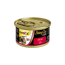 GimCat Shinycat Tavuk Etli Yetişkin Kedi Konserve Maması (70 g)