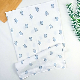 Fil Desen Müslin Kundak / Tek Katlı / 80x90 cm