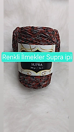 Supra İpi Ebruli Sİmli Düz Renkler 200gr