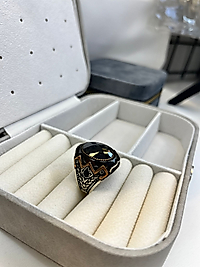 925 AYAR ZİRKON TAŞLI GÜMÜŞ ERKEK YÜZÜK