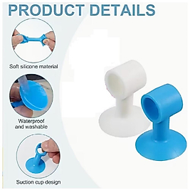 (1+1=2XADET) 1 SET MOBİLYA KORUMA VANTUZLU TAMPON&KAPI KOLU DUVAR KORUYUCU