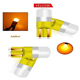 1 TAKIM PROFESSIONAL T10 LED 12V THERMOPLASTIC CERAMIC AMBER DİPSİZ AMPUL THERMOPLASTIC SERİ AMBER