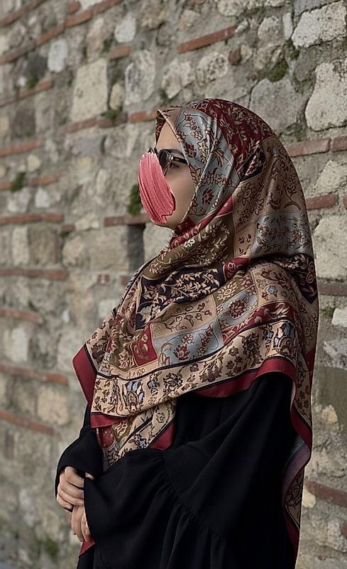 Osmanlı Desen Büyük Boy Pamuklu Soft Eşarp