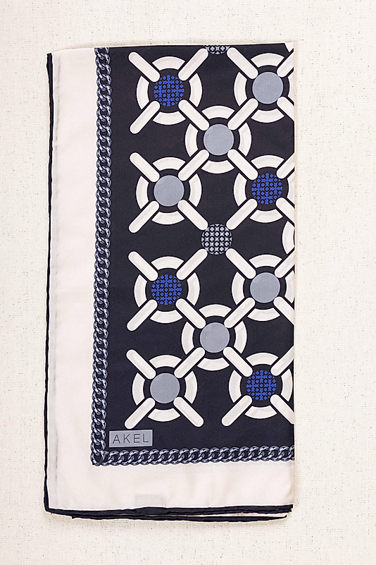 Desenli Alfa Silk Eşarp