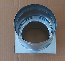 Pelet Soba Genişletme Borusu Dardan Genişe 12,5 cm den 10,5 cm ye